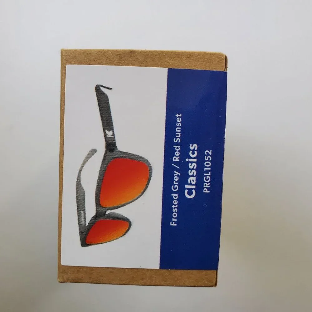 Doritos X Knockaround MTN Dew‎ Classics Frosted Grey Red Sunset Sunglasses